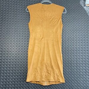 MANGO Yellow Midi Cut Out Night Time Date Night Dress Women's Size‎ Medium